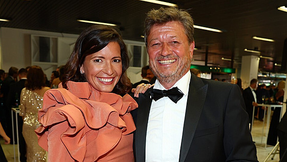 Romana Goíková a Karel Janák na zahájení MFF KV (28. ervna 2024)