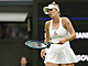 Zklamaná Markéta Vondrouová v prvním kole Wimbledonu.