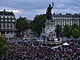 Francouzi v Paíi protestovali proti Národnímu sdruení, které zvítzilo v...