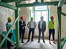 Prohl�dka Kounicova domu se z�stupci zhotovitel�
