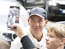 Britský herec Clive Owen dorazil na karlovarský festival (3. ervence 2024).