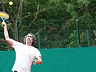 Jakub Kohák bhem Oficiálního tenisového turnaje Sky film festival cup (4....
