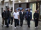 Herec Clive Owen na kolonád (4. ervence 2024)