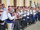 Bohosluba v rámci Dn Lidí dobré vle na Velehrad na Uherskohradisku (5....