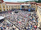 Bohosluba v rámci Dn Lidí dobré vle na Velehrad na Uherskohradisku (5....