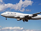 Letadlo izraelské spolenosti El Al.