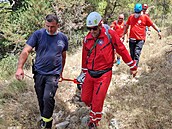 Chorvattí záchranái v nedli po ti dny trvajícím pátrání nali tlo eky,...