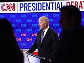 Joe Biden se úastní první prezidentské debaty 2024