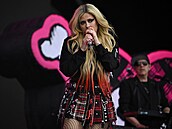 Avril Lavigne na festivalu Glastonbury 2024