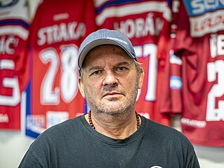 Hokejový kustod Petr Ondráek. (erven 2024)