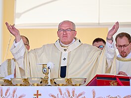 Národní pou� na Velehrad� je nejv�t�í oslavou p�íchodu v�rozv�st� Cyrila a...