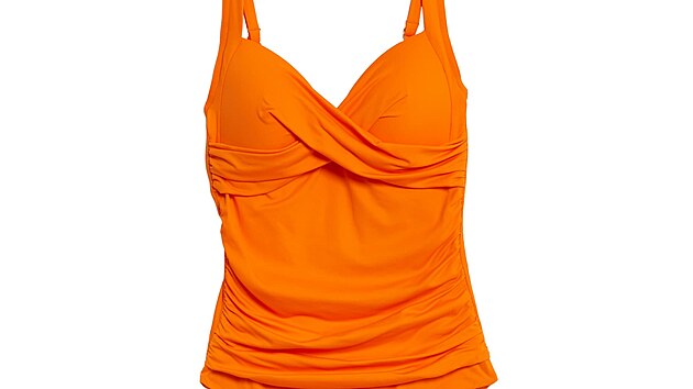 Jednodln oranov plavky s koky, cena 999 K