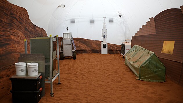 Modul Mars Dune Alpha sten simuluje podmnky lidsk mise na Marsu. (11....
