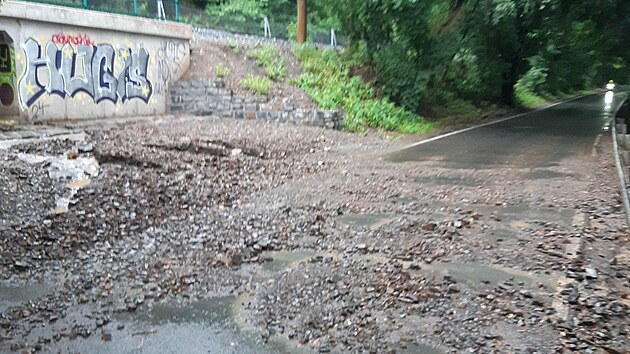 N�sledky siln�ch bou�ek v Praze (6. �ervence 2024)