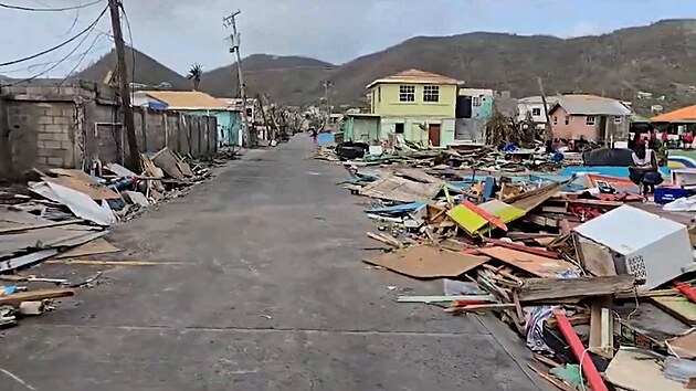 Hurikn Beryl zpustoil Svat Vincenc a Grenadiny