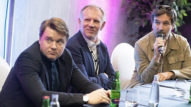 Petr Koleko, Martin Finger a Ondej Sokol na festivalu pedstavili svou novou komedii Kouzlo derby (4. ervence 2024).