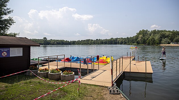 Prodn jezero v Podbradech (28. ervna 2024)