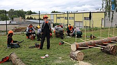 Vzni z kuimské vznice pi kurzu práce s motorovou pilou. (erven 2024)
