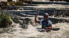 Kajaká Jakub Krejí na MS do 23 let v Liptovském Mikulái.