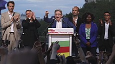 Zakladatel strany La France Insoumise - LFI (Nepodrobená Francie), Jean-Luc...