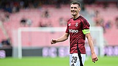 Spar�anská posila Ermal Krasniqi v p�ípravném utkání proti Trnav�.