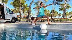 Aminess Avalona Camping Resort a jóga v podve�er