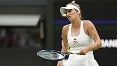 Markéta Vondrouová v prvním kole Wimbledonu