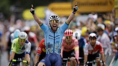 Mark Cavendish vítzí v páté etap Tour de France.