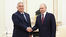 Maarský premiér Viktor Orbán se v Moskv setkal s ruským prezidentem...