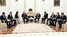 Maarský premiér Viktor Orbán se v Moskv setkal s ruským prezidentem...