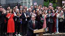 Lídr labourist� a nový britský premiér Keir Starmer (5. �ervence 2024)