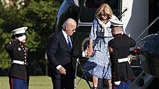 Americký prezident Joe Biden se svou manželkou Jill (2. července 2024)