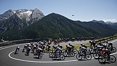Peloton b�hem �tvrté etapy Tour de France