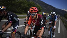 Geraint Thomas z Ineosu b�hem �tvrté etapy Tour de France