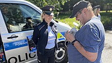 Policisté na 58. roníku mezinárodního filmového festivalu (5. ervence 2024)