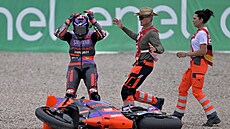 panl Jorge Martín po nehod na Moto GP.