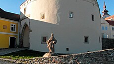 Barbakán �atecké brány v Kadani