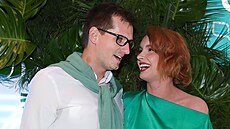 Here�ka Denisa Nesva�ilová vyrazila na filmový festival s partnerem. (Karlovy...