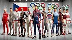 Nástupová kolekce Jana erného, ve které se pedvedou nai olympionici letos v...