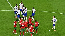 Francie a Portugalsko ped penaltovým rozstelem.