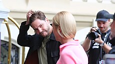 Španělsko-německý herec a režisér Daniel Brühl dorazil na karlovarský festival...