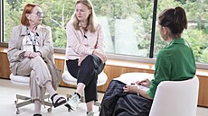 Iva Janurová a Theodora Remundová byly hostem Moniky Zavelové v poadu...