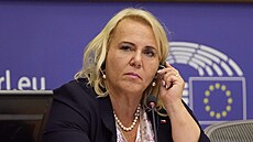 Jednání nové frakce Patrioti v Bruselu s Klárou Dostálovou (ANO). (9. ervence...