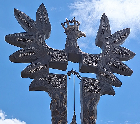 Pomník ob�tem voly�ského maskaru byl v roce 2018 odlit v gliwických...