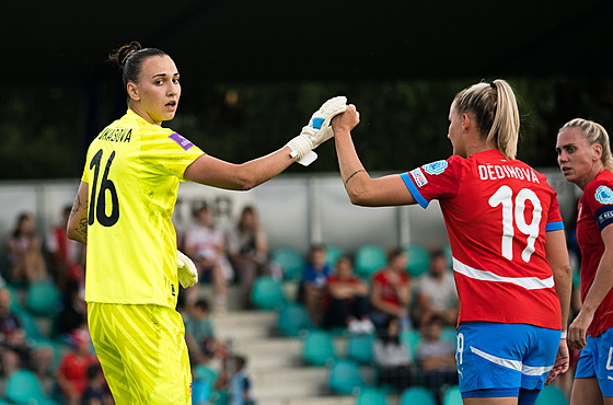 Chomutov, 12. 07. 2024, kvalifikace mistrovství Evropy �en ve fotbale �esko -...