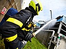 Ve �tvrtek 11. �ervence 2024 dopoledne zasahovalo �est jednotek hasi�� u po��ru...