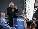 Americk prestin architekt Steven Holl, tvrce podoby koncertn haly, pi...