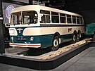 Horsk autobus v expozici nkladnch voz znaky Tatra v Kopivnici (15....