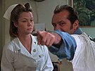 Louise Fletcherová a Jack Nicholson ve filmu P�elet nad kuka��ím hnízdem (1975)