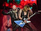 Koncert Judas Priest ve Vizovicích provázela bouka a silný dé, kvli nmu...